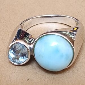 2 stone ring, size 7